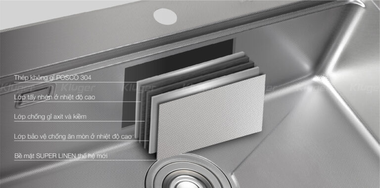 Chậu rửa bát Kluger KU6045FS Basic- Buys.vn Mua sắm thông minh (2)