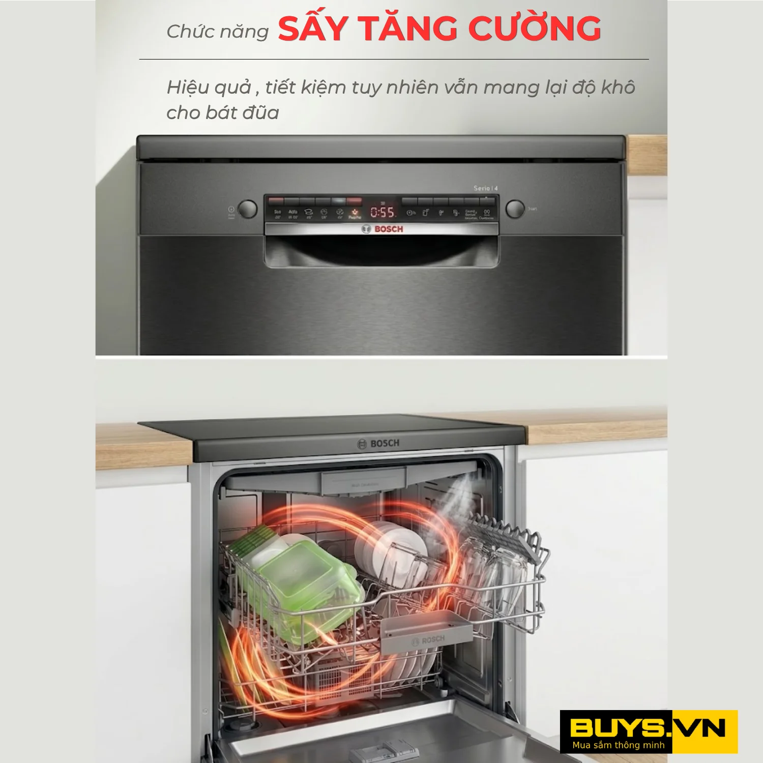 Máy rửa bát Bosch SMS4HMC25M