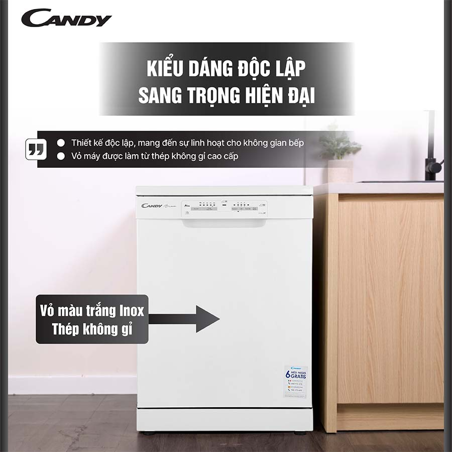 Máy rửa bát Candy CDPN 1L390PW- Buys.vn (8)