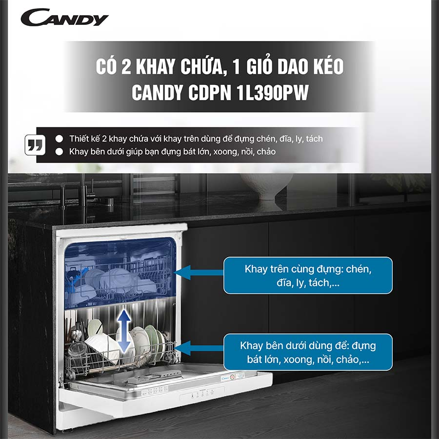 Máy rửa bát Candy CDPN 1L390PW- Buys.vn (14)
