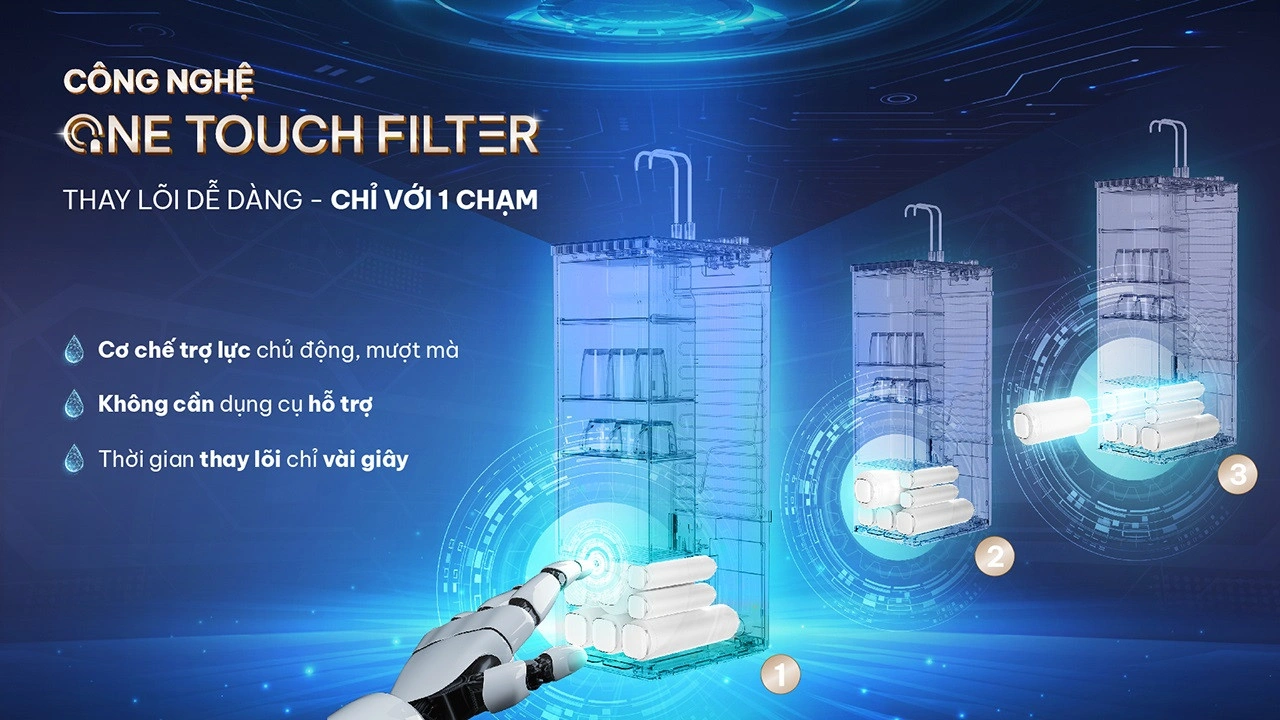 Máy lọc nước nóng lạnh Karofi PLATINUM S66
