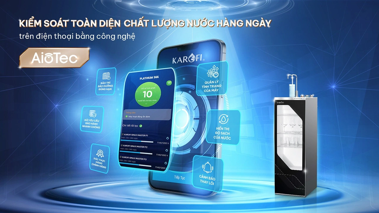 May loc nuoc nong lanh Karofi PLATINUM S66 Buys 15