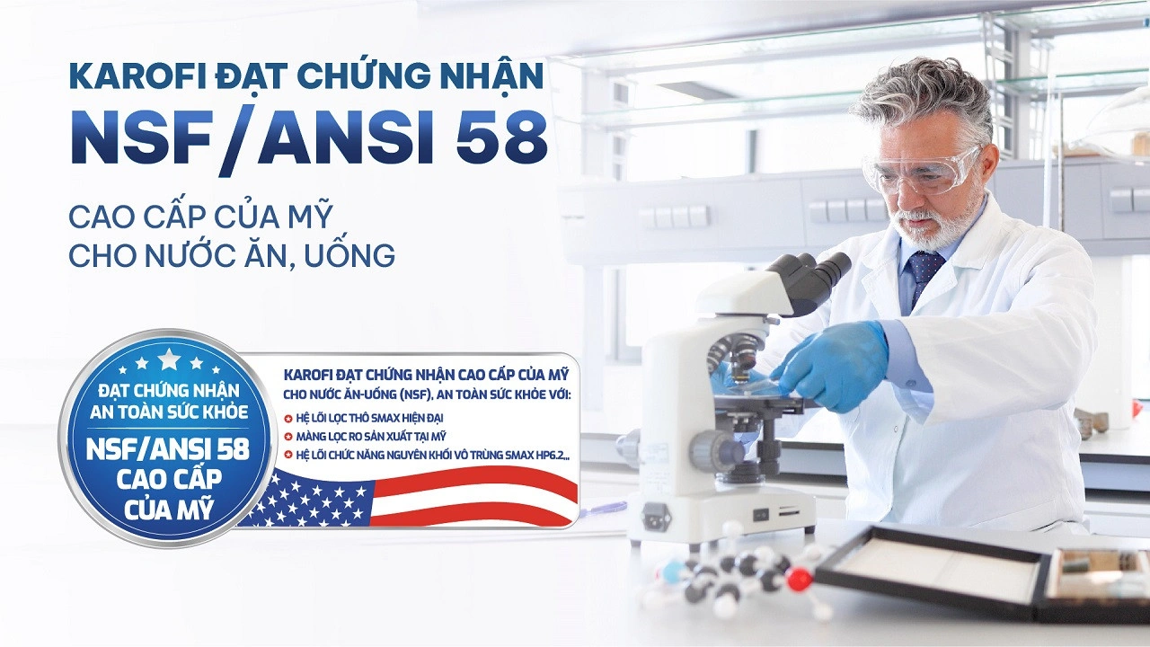 Máy lọc nước nóng lạnh Karofi PLATINUM S66