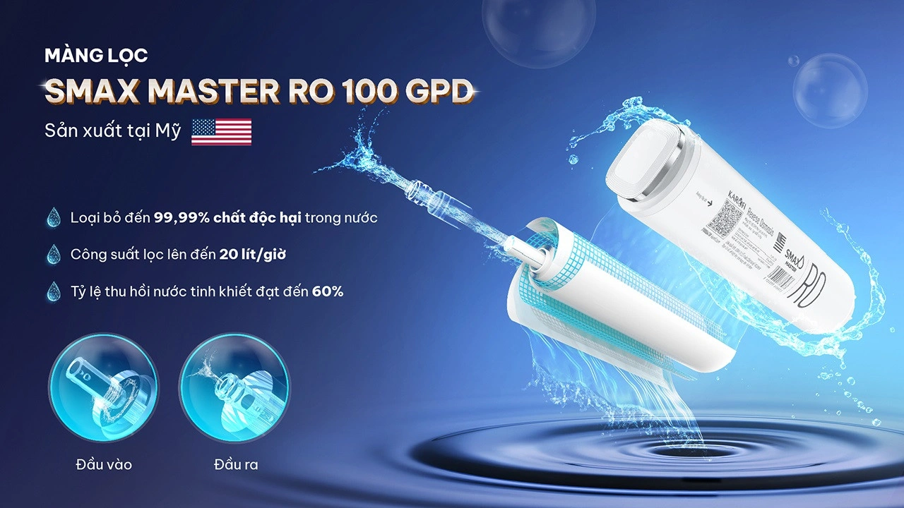 Máy lọc nước nóng lạnh Karofi PLATINUM S66
