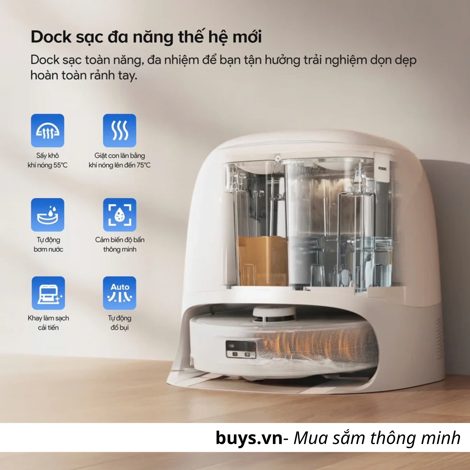 ROBOT HÚT BỤI Roborock Qrevo Curv 2 Flow