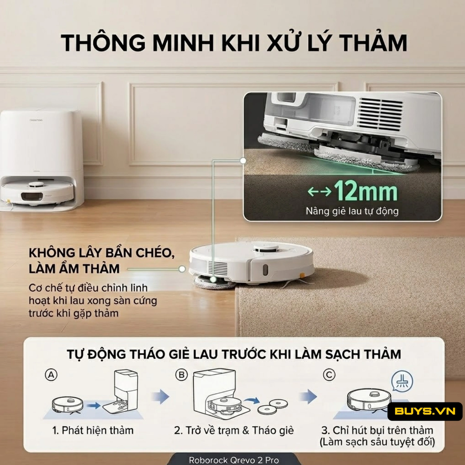 ROBOT HÚT BỤI ROBOROCK QREVO 2 PRO 29 ROBOT HÚT BỤI Roborock Qrevo 2 Pro