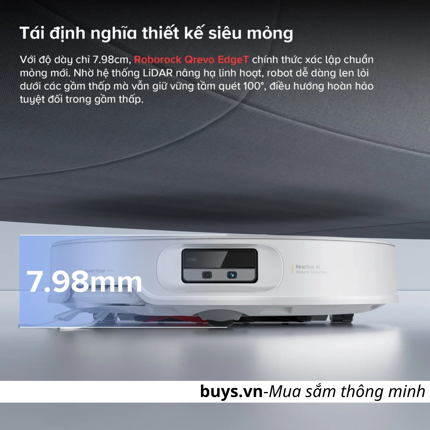 ROBOT HÚT BỤI Roborock Qrevo EdgeT