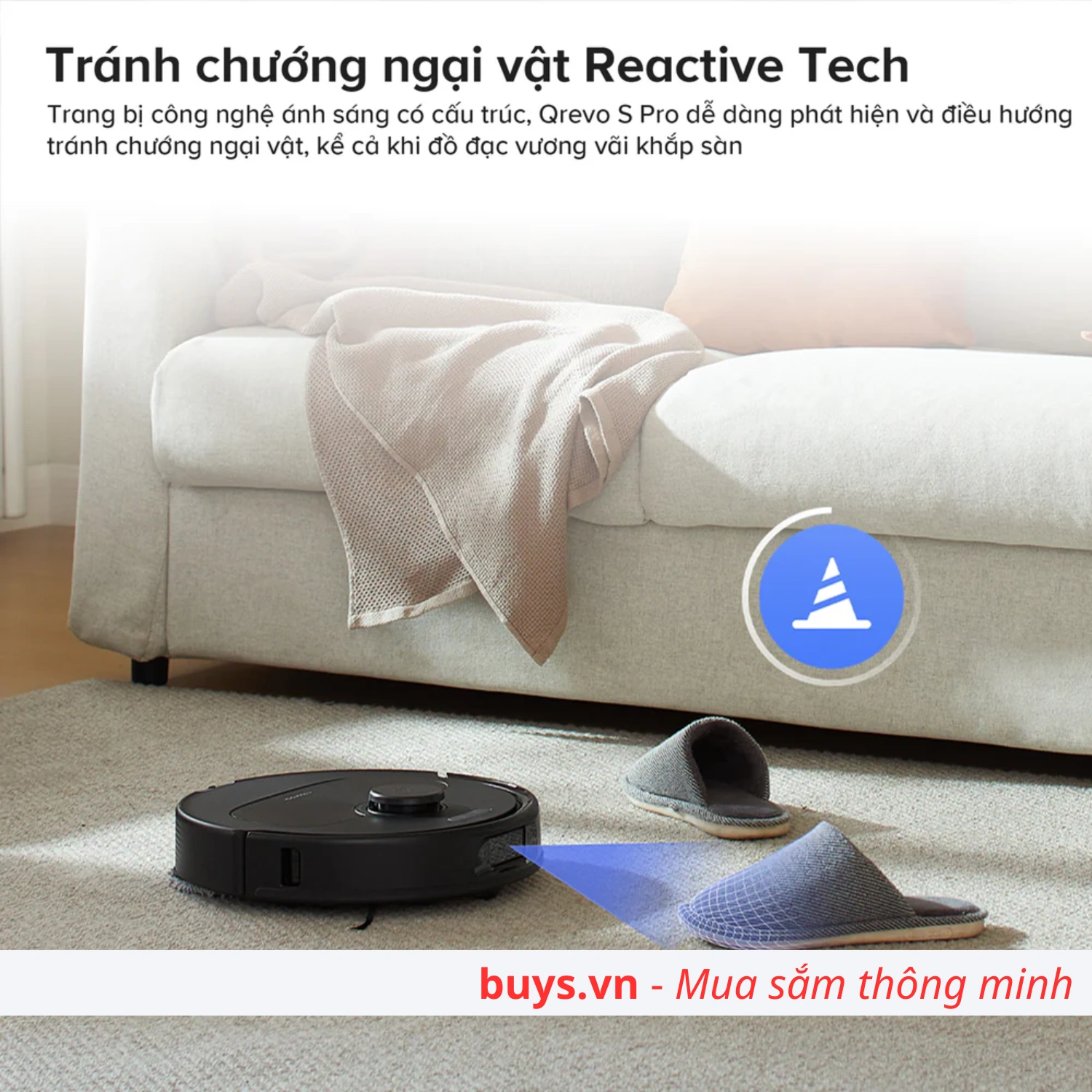 ROBOT HÚT BỤI ROBOROCK QREVO S PRO 32 Robot hút bụi Roborock Qrevo S Pro
