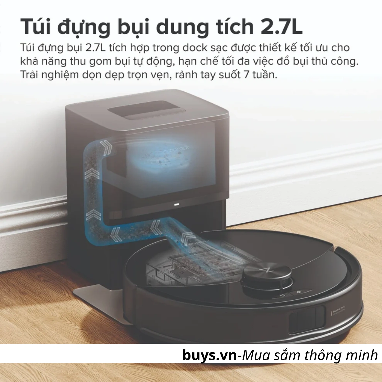 ROBOT HÚT BỤI Roborock Q10 PF+