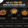 Bếp Từ 3 vùng nấu Canzy CZ - I60093D