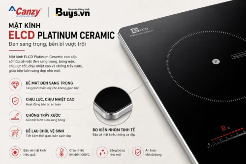 Bếp Từ 3 vùng nấu Canzy CZ - I60093D