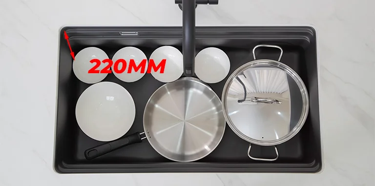 Chậu rửa bát Kluger KG7644FB Plus
