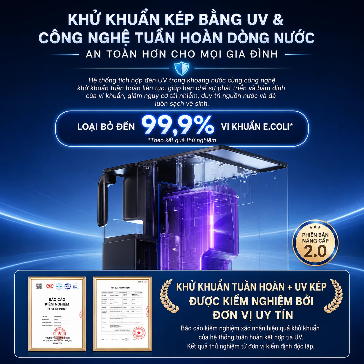 Máy lọc nước để bàn TRULIVA LAVITA CR-ZX5170