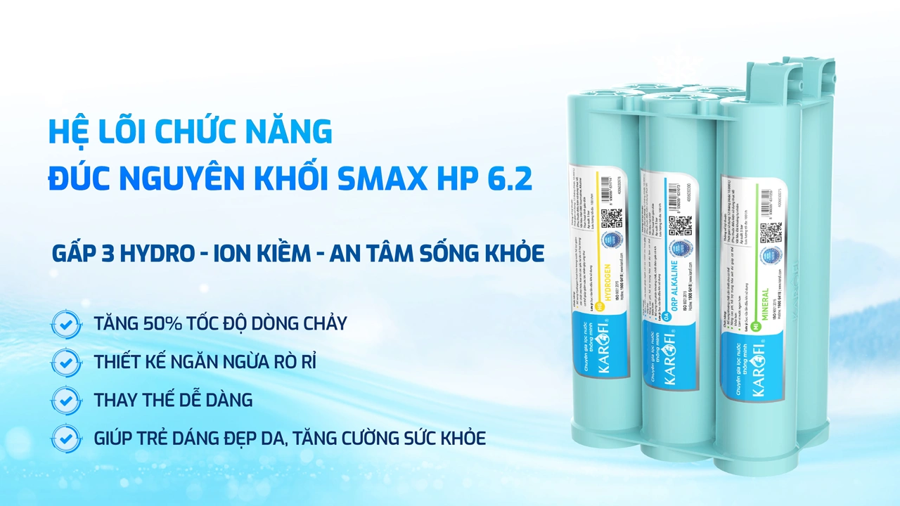 Máy lọc nước nóng lạnh Karofi KAD-D66S PRO