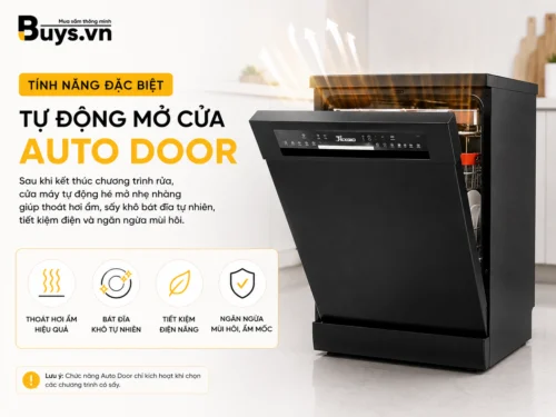 Máy rửa bát Texgio TGF87W45B Elite