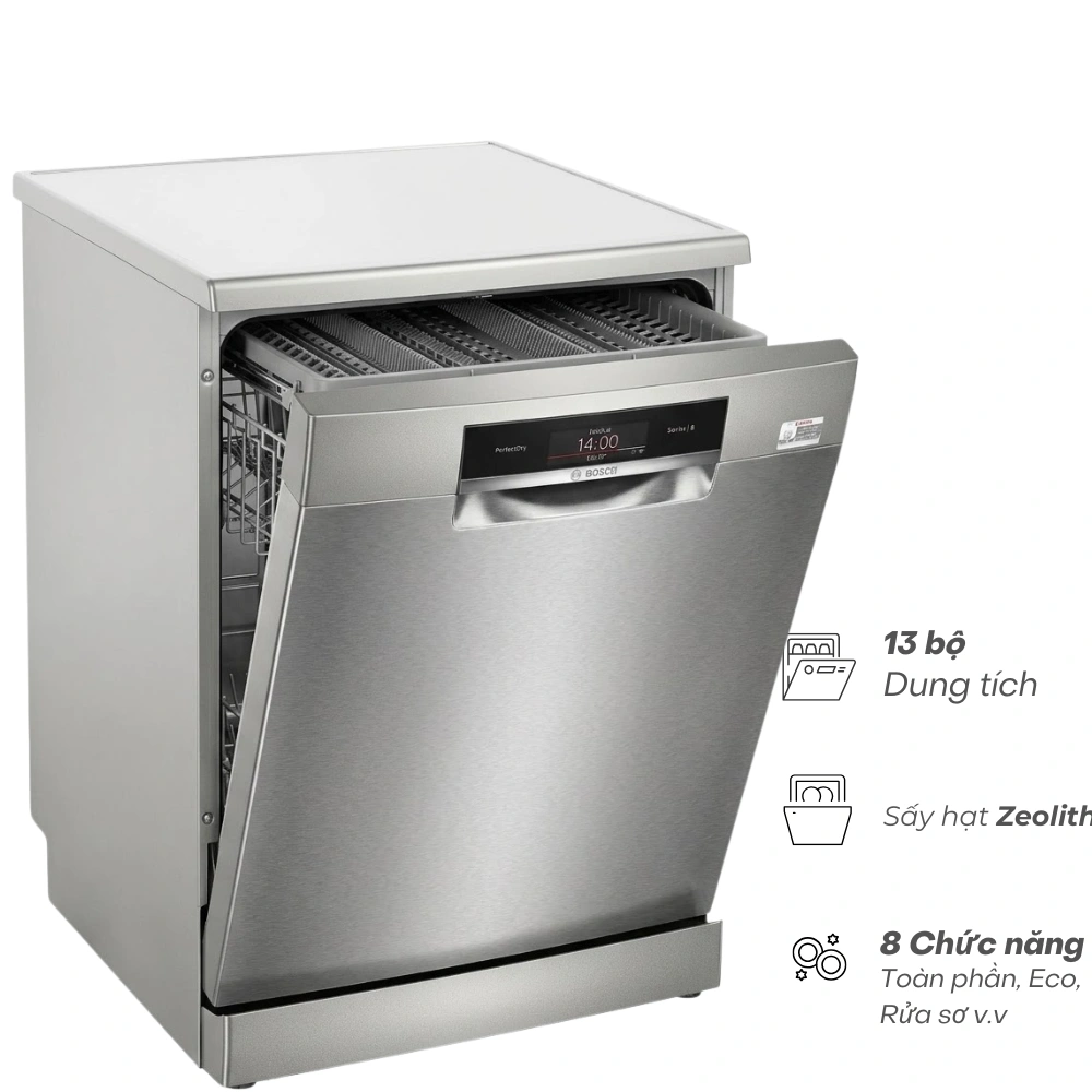 Máy rửa bát độc lập BOSCH SMS8ZDI86M