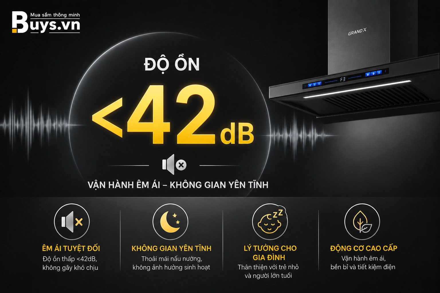 Máy hút mùi GrandX GX H70T81SG