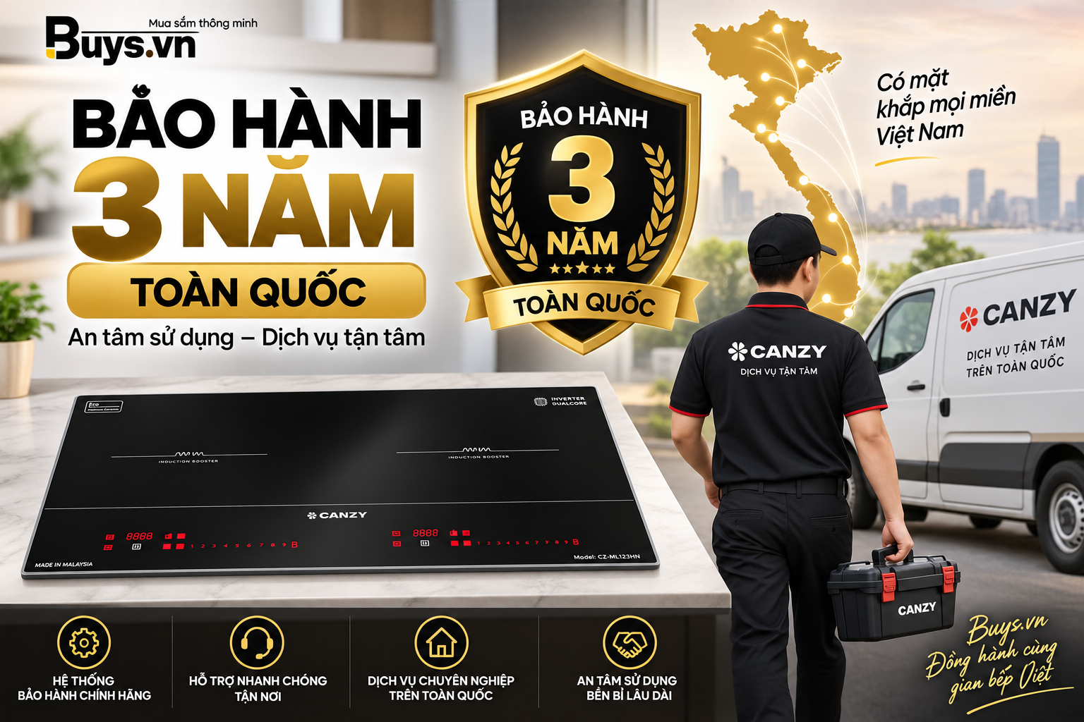 BEP TU CANZY CZ ML123HN bao hanh 3 nam