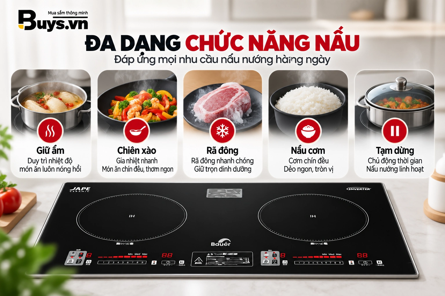 Bếp Từ BAUER BE 626JPG