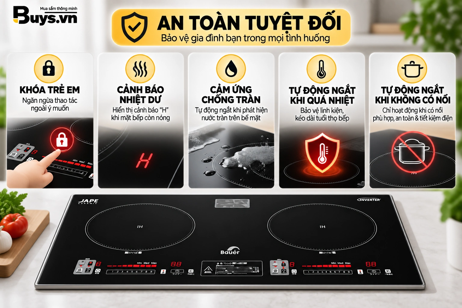 Bếp Từ BAUER BE 626JPG