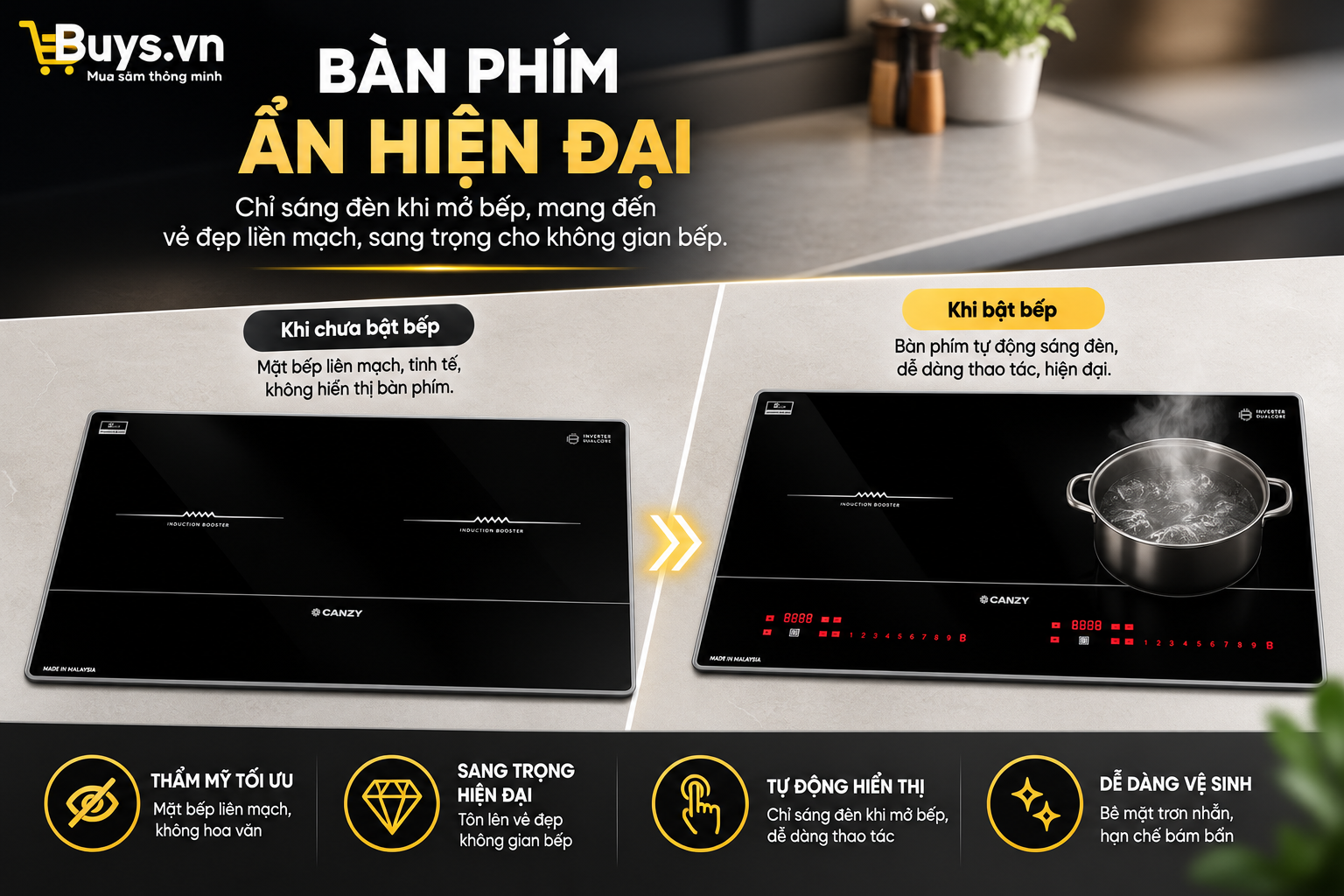Bếp từ CANZY CZ ML123HN