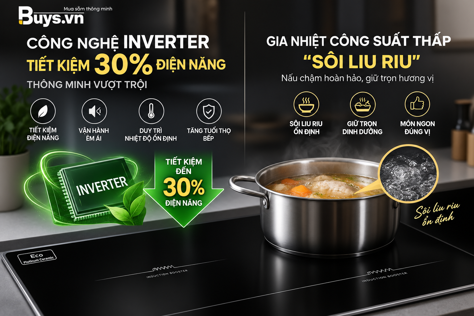 Bếp từ CANZY CZ ML123HN công suất cực lớn