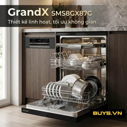 Máy rửa bát GrandX SMS8GX87G