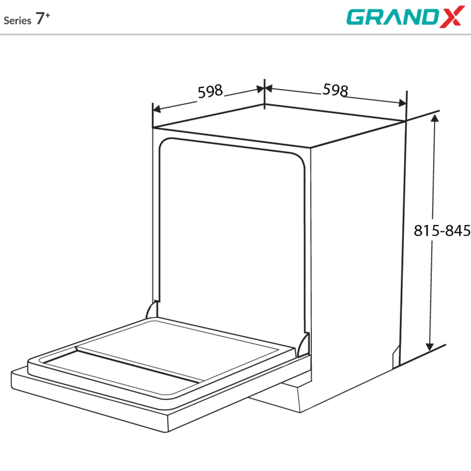MÁY RỬA BÁT GRANDX SMS7GX86G