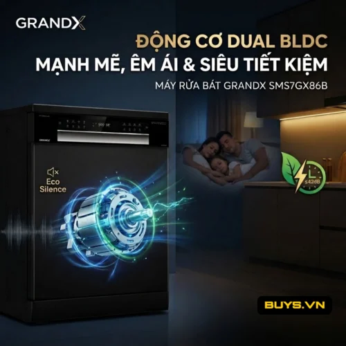 MÁY RỬA BÁT GRANDX SMS7GX86B