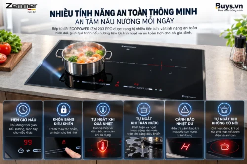 Bếp từ đôi Zemmer IZM 203 PRO