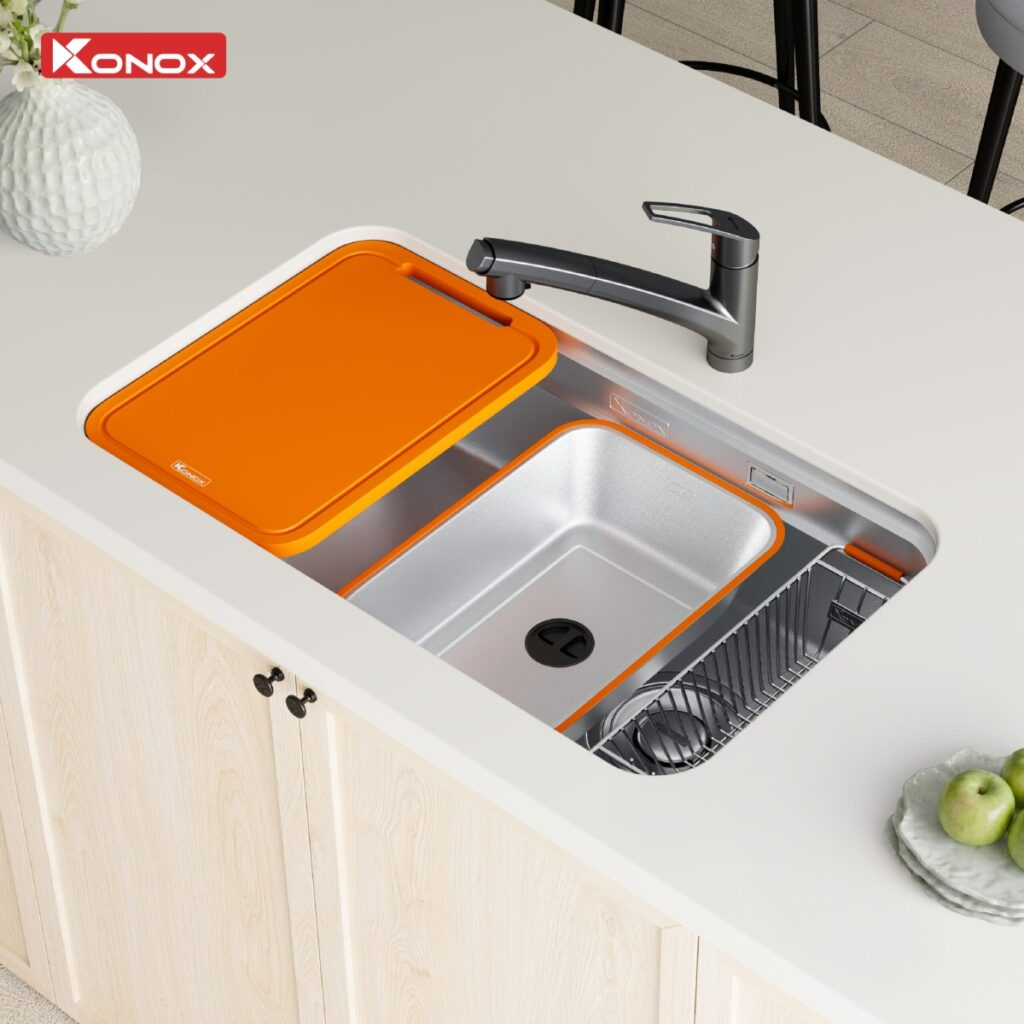 CHẬU RỬA BÁT KONOX TARI SMART 8047 27 Chậu rửa bát Konox Tari Smart 8047