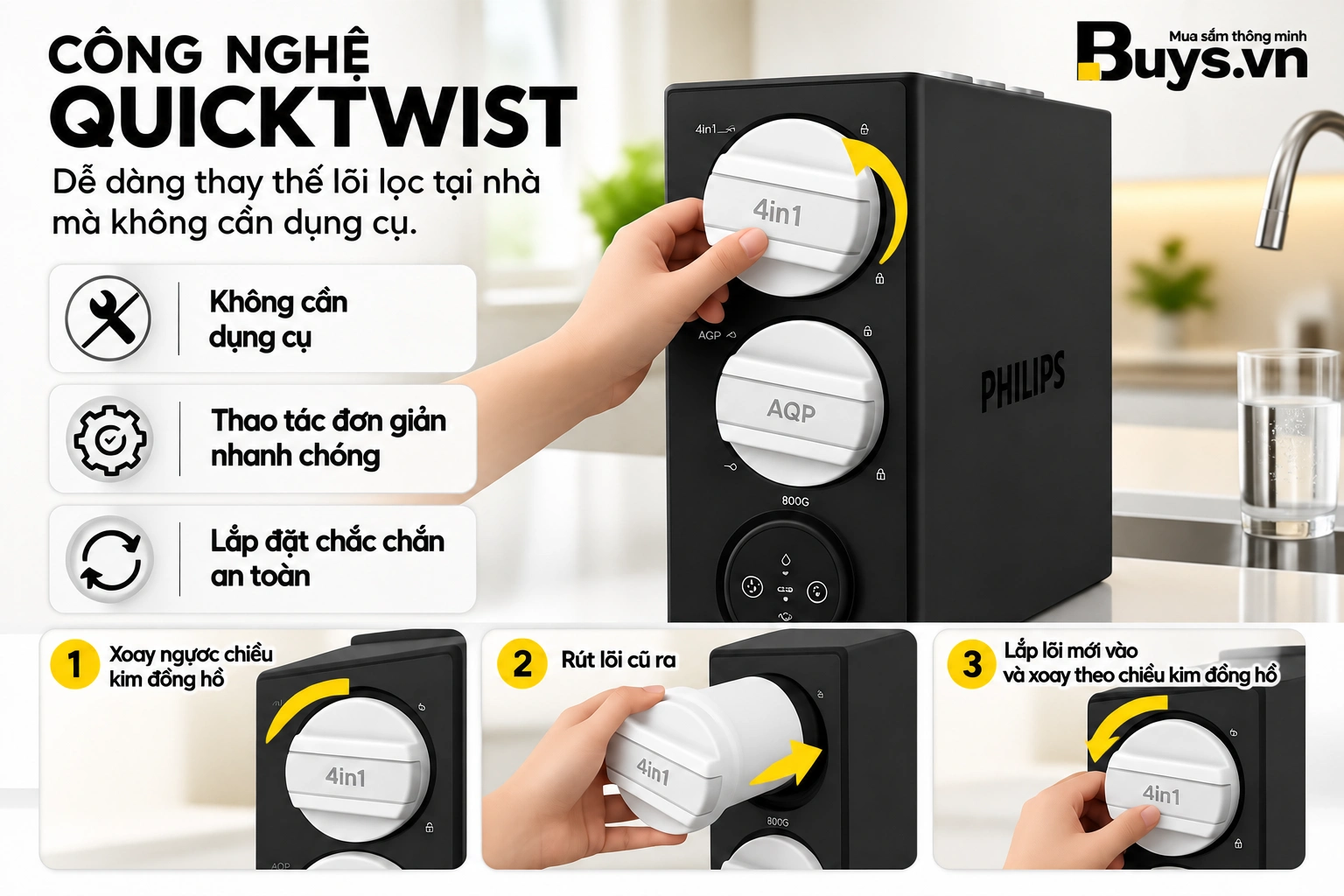 Máy lọc nước Philips AUT8990