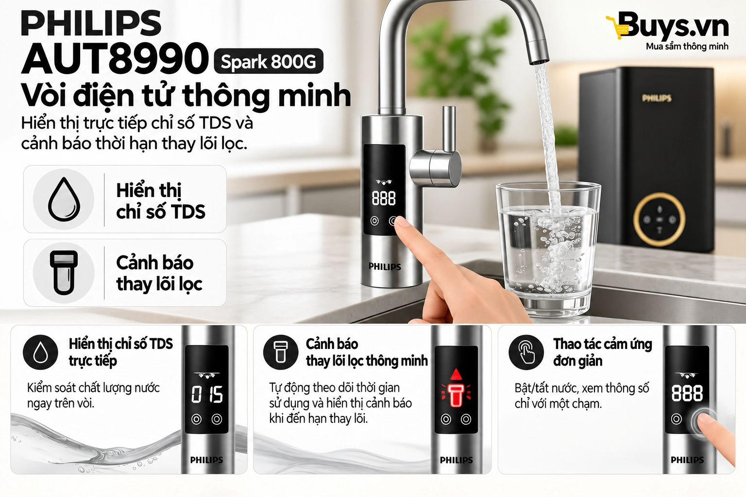 Máy lọc nước Philips AUT8990