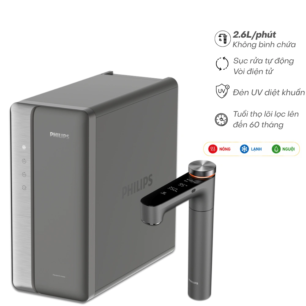 Máy lọc nước Philips BRAAVOS AUT9028DG