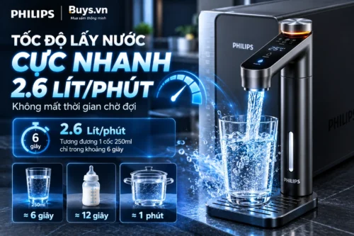 Máy lọc nước Philips BRAAVOS AUT9028DG